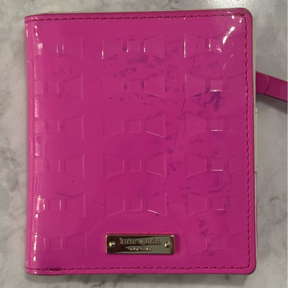 Kate Spade Fuchsia Embossed Wallet